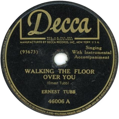 Ernest Tubb – Walking the Floor Over You Lyrics | Genius Lyrics