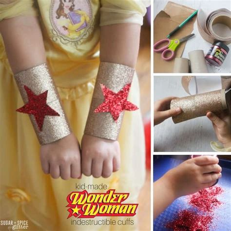 DIY Wonder Woman Cuffs ⋆ Sugar, Spice and Glitter