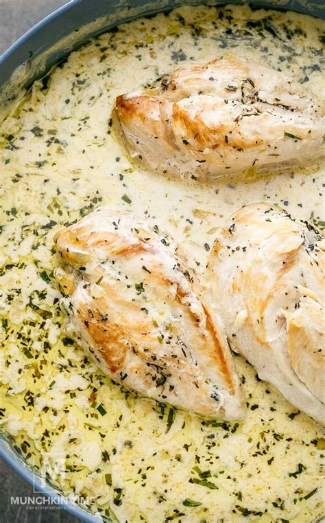 Easy Creamy Chicken Tarragon Recipe - Munchkin Time