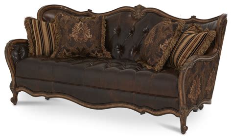 Wood Trim Upholstered Sofas | Decorticosis