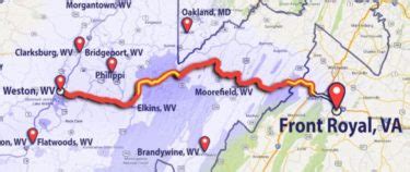 WV MetroNews Corridor H Map - WV MetroNews