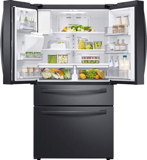 Customer Reviews: Samsung 28 cu. ft. 4-Door French Door Smart Refrigerator with FlexZone Drawer ...