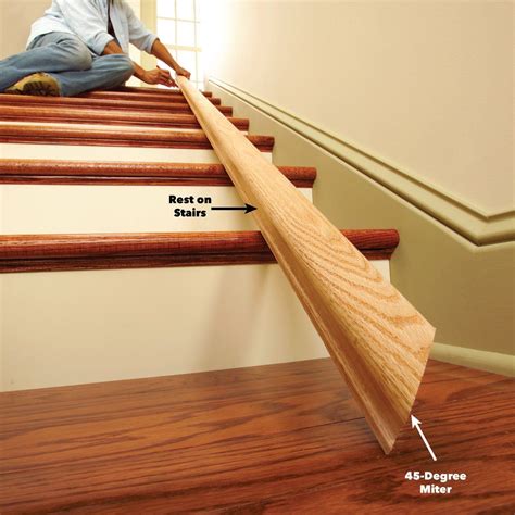 Install a New Stair Handrail | Stair handrail, Handrail, Stairs