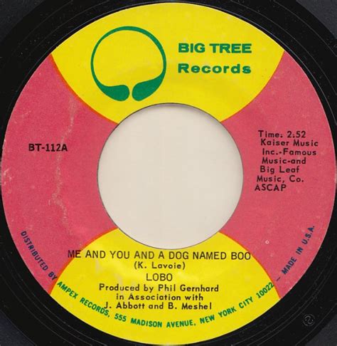 Lobo - Me And You And A Dog Named Boo | Releases | Discogs