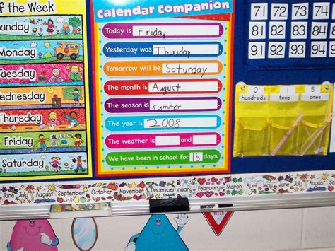 pocket chart calendar | Pocket chart calendar, Classroom inspiration ...