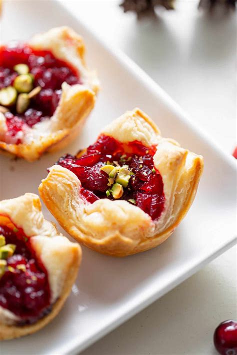 Cranberry Brie Bites (Quick and Easy!) - Spoonful of Flavor