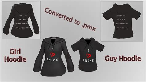 I love Anime Shirt [MMD DL] by CM-san