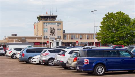 Full parking lot - YFC - Fredericton International Airport