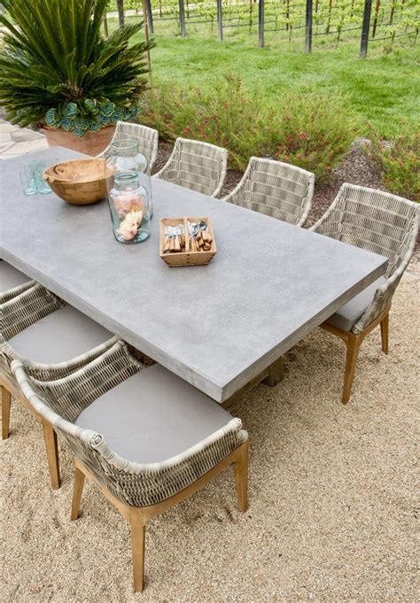 Experience The Luxury Of Concrete Patio Furniture - Patio Designs