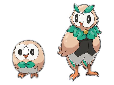 Rowlet Evolution by DrApfelwurst on Newgrounds