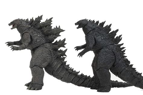 NECA Godzilla 2019 vs. Godzilla 2014 figure comparison