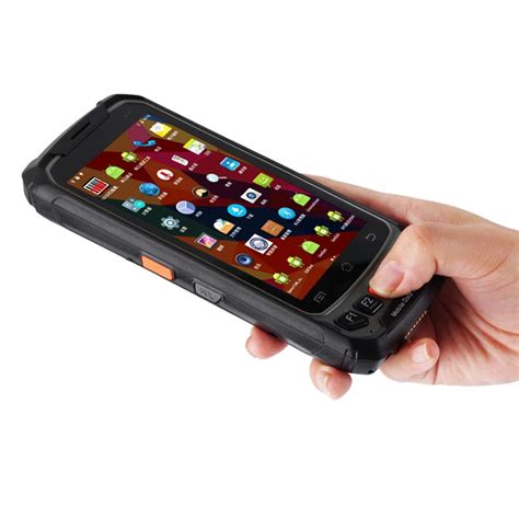 1D 2D Laser Barcode Android Scanner IP67 Waterproof Phone PDA Handheld Terminal Data Collector ...