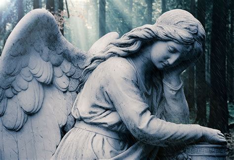 Sad Angel Statue