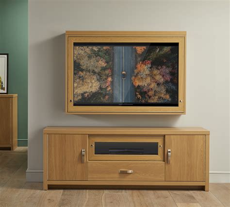 Hopesay Lounge Wall Mounted TV Cabinet & Media Base Unit - Tough Furniture