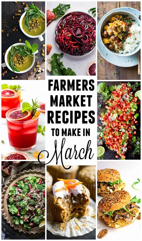 15 farmers market recipes to make in March | Rhubarbarians