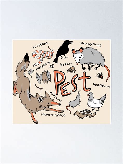 "Pest" Poster for Sale by pinemoss | Redbubble