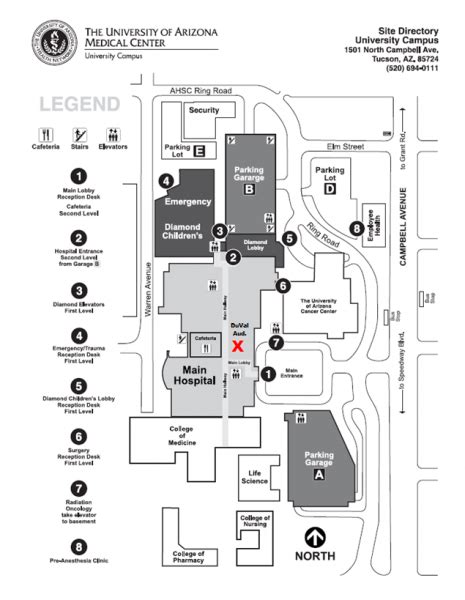 Banner University Medical Center Phoenix Campus Map ~ banner university medical center