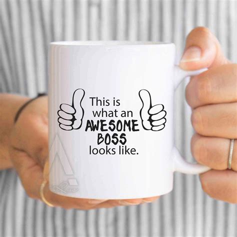 Boss gifts, christmas gifts, "this is what an awesome boss looks like" funny coffee mugs, boss ...