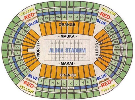 Aloha Stadium Seating Chart - Stadium Seating Chart