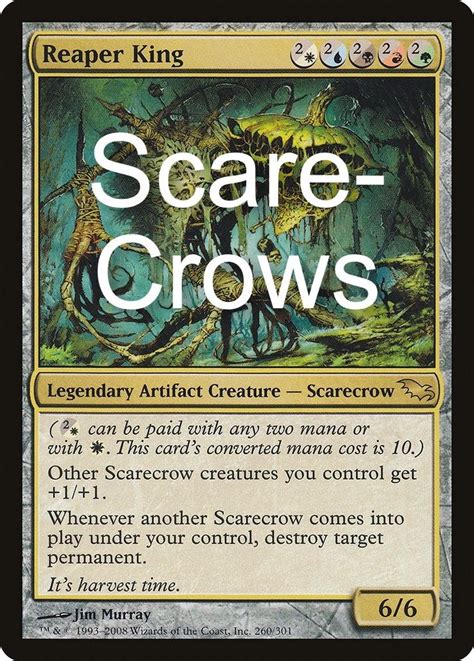 Scarecrows Commander Deck - EDH - Reaper King - Classic Version in 2022 ...