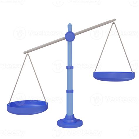 3d justice scale cartoon, unbalanced scale 13866228 PNG