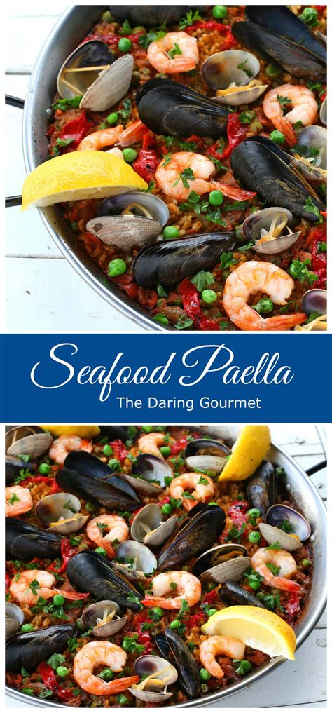 Seafood Paella (Paella de Marisco) - The Daring Gourmet