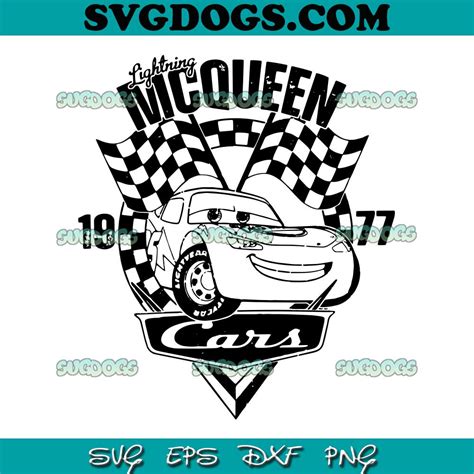 Cars Lightning McQueen SVG PNG #1