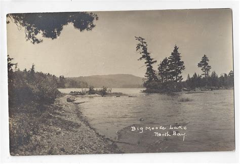 Scenic Photo Of Big Moose Lake Near Fourth Lake New York 1940s PC ...