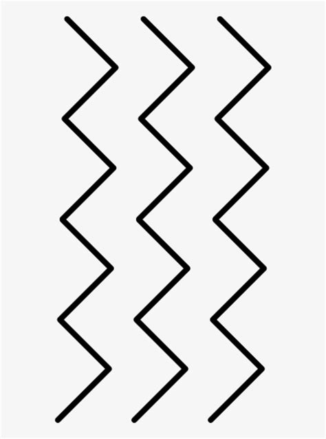 Black Ink Brush Stroke Paint Mark Line Zigzag Freetoedi - Line Art ...