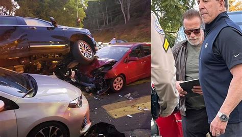 How Did Arnold Schwarzenegger's Accident Happened? Actor's SUV Rolled Over Onto White Porsche ...