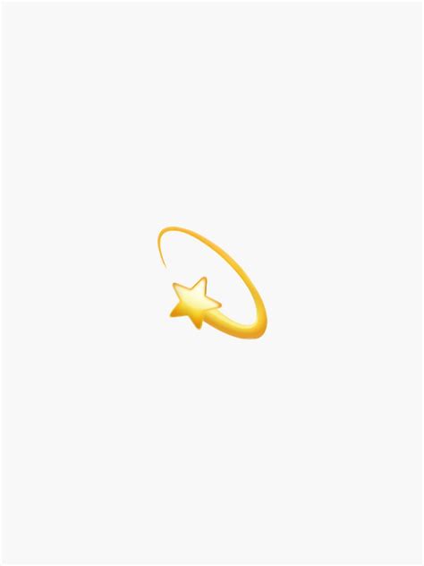 "Shooting Star Emoji" Sticker for Sale by Coolcat165 | Redbubble