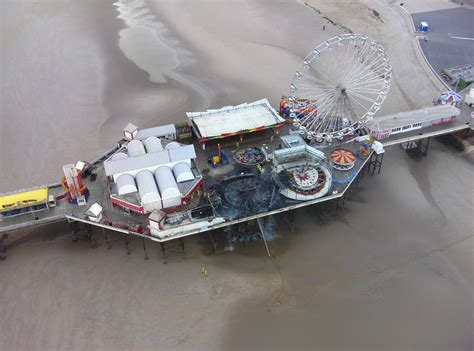 New photos of Blackpool pier show devastating impact of the fire this morning – Proper Manchester