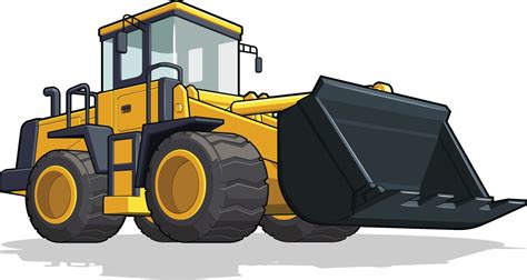 Bulldozer Construction Heavy Machine Industry Cartoon Illustration 2143975 Vector Art at Vecteezy