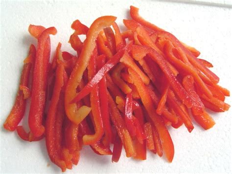 Red Pepper Slices - China Frozen Red Pepper Slices and Iqf Red Pepper ...