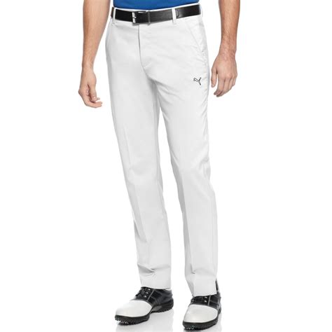 Lyst - Puma Drycell Solid Tech Performance Golf Pants in White for Men