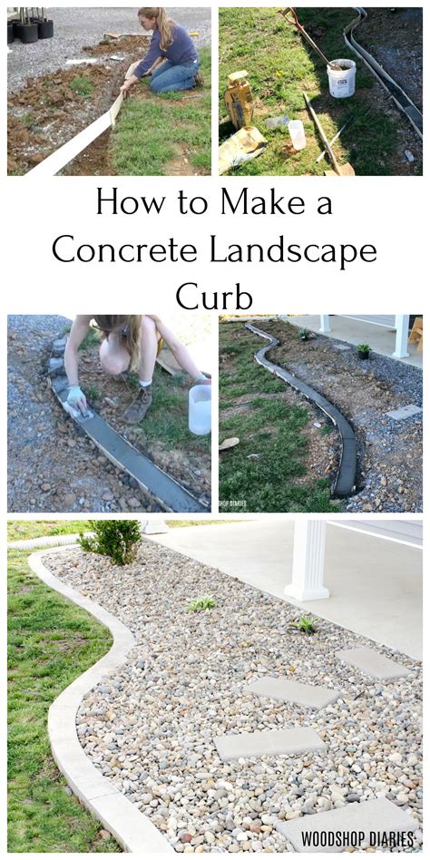 How to Make a Concrete Landscape Curb --In 4 Easy Steps!