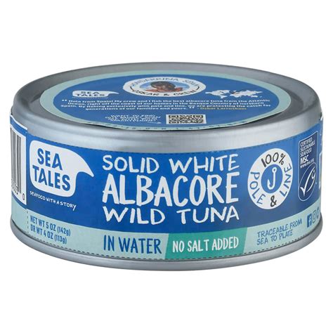 Save on Sea Tales Solid White Albacore Wild Tuna in Water No Salt Added ...