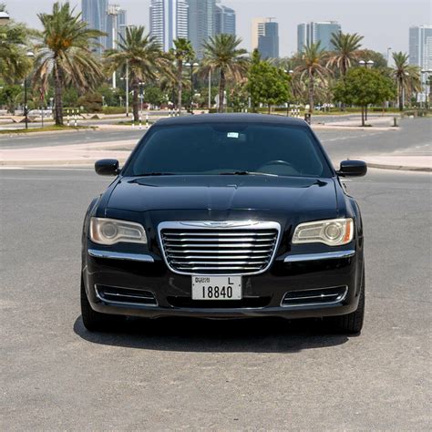 Super Chrysler Black Limo Rental in Dubai