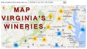 Virginia Winery Map | Color 2018