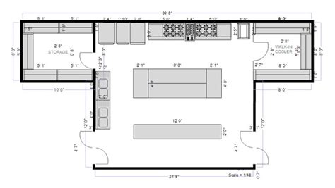 Kitchen plan | Restaurant floor plan, Kitchen design plans, Restaurant kitchen design