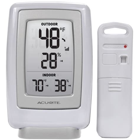 AcuRite 00611A3 Wireless Indoor/Outdoor Thermometer and Humidity Sensor ...