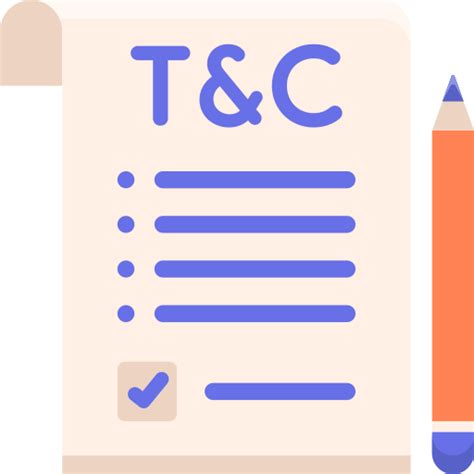 Terms and conditions Flaticons Flat icon