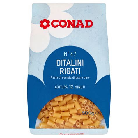 Ditalini Rigati 500 g Conad in vendita online | Conad