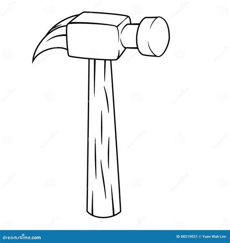 Hammer Cartoon Stock Illustration | CartoonDealer.com #44105113