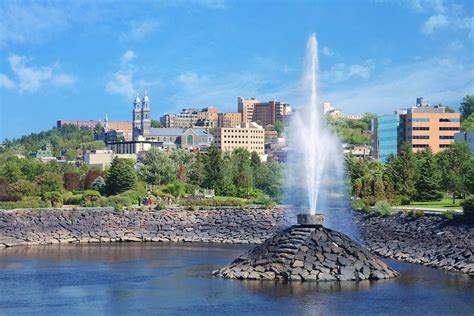 Fontaine dans la ville de Chicoutimi ⋆ Boutiquephotographique.com