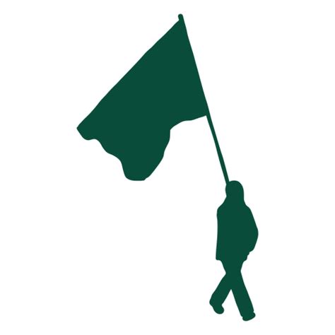 Flag flag bearer silhouette #AD , #flag, #bearer, #silhouette, #Flag Mo ...