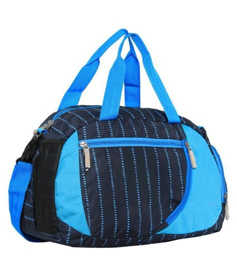 Easies Blue Printed Duffle Bag - Buy Easies Blue Printed Duffle Bag Online at Low Price - Snapdeal