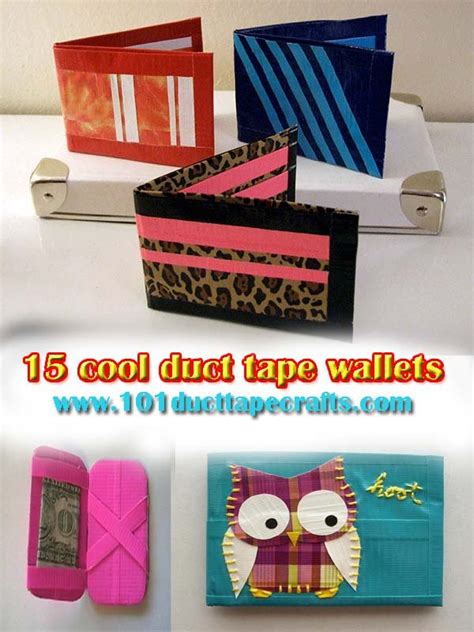 15 Cool Duct Tape Wallets | 101 Duct Tape Crafts