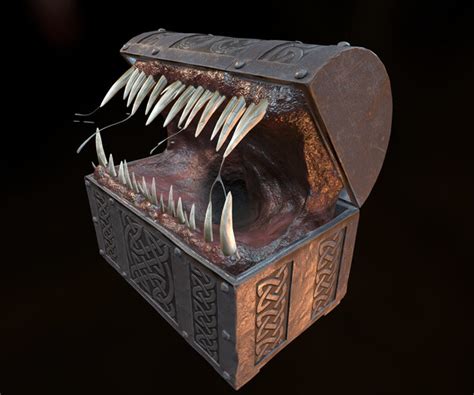 ArtStation - Mimic Chest | Game Assets