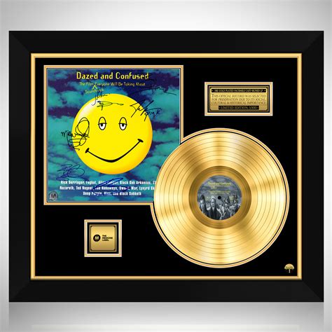 Dazed & Confused Soundtrack Gold LP Limited Signature Edition Custom ...